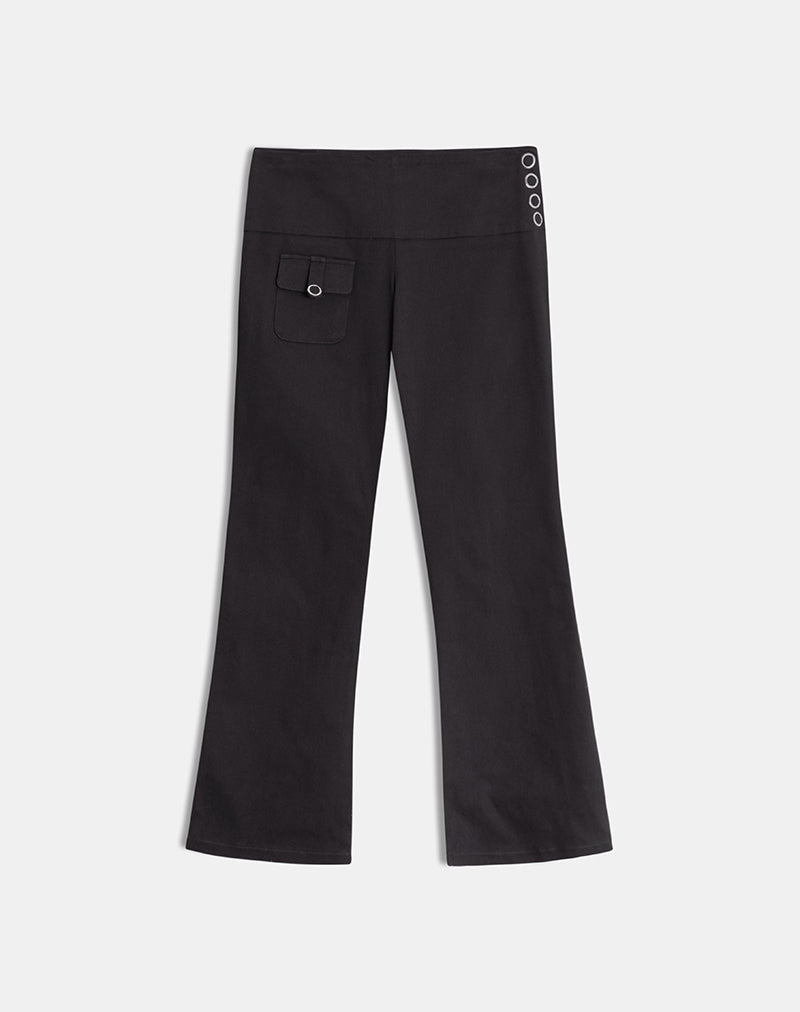 Image du pantalon Alora Pocket en gris foncé
