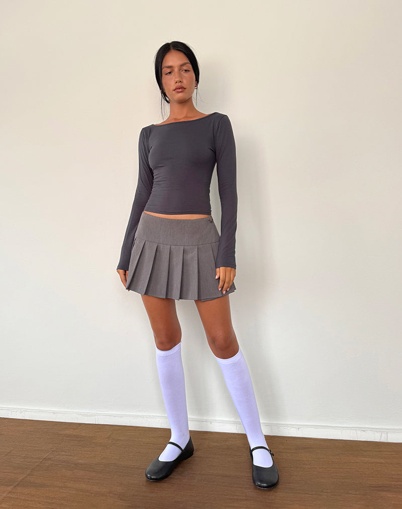 Image de Amabon Long Sleeve Top in Ocean Storm
