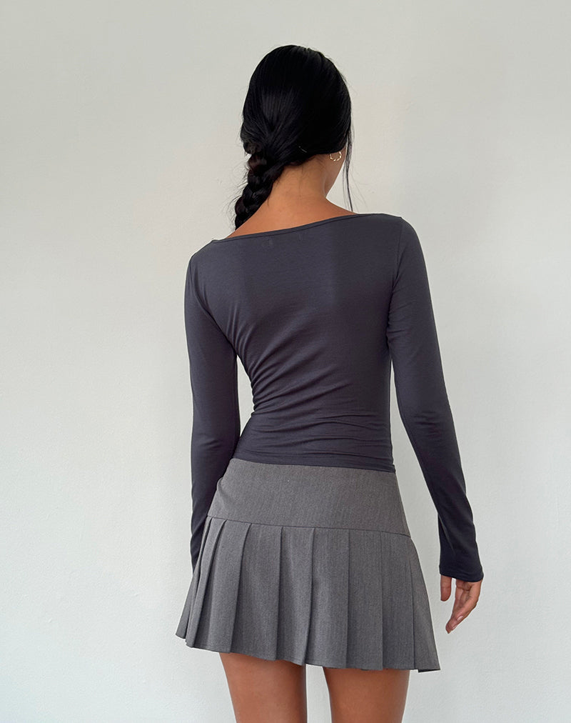 Image de Amabon Long Sleeve Top in Ocean Storm