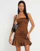 Image de la mini robe Amasa en chocolat amer