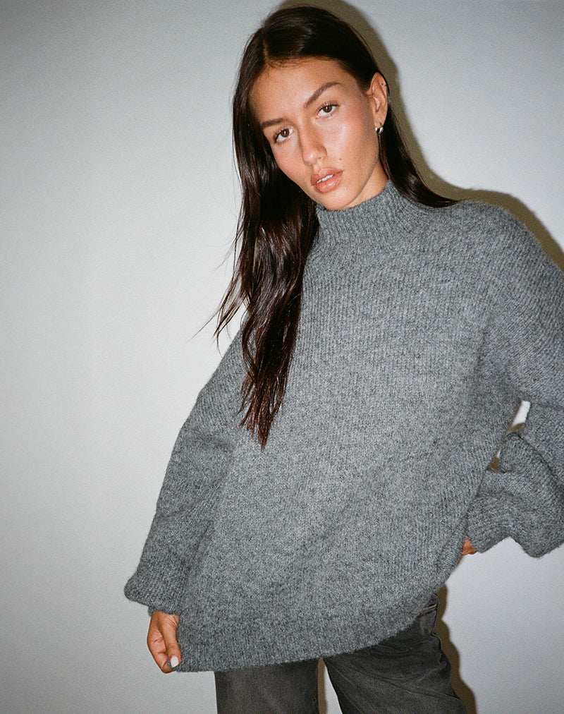 Pull oversize Amato en gris