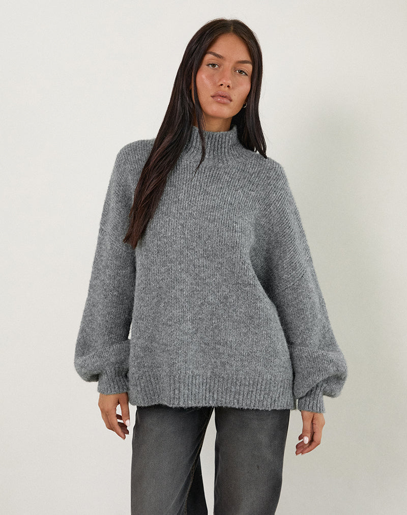 Pull oversize Amato en gris