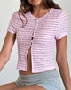 Image de Anara Top in Crinkle Pink
