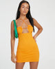 Image de Mini robe Anja en orange flamboyant