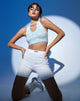 Image de Anura Crop Top in Baby Shroom Blue Yellow