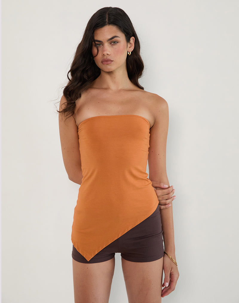 Image de Arimbi Bandeau Top in Sunset Orange