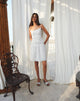 Image de Aristia Midi Skirt in Woven Broderie White
