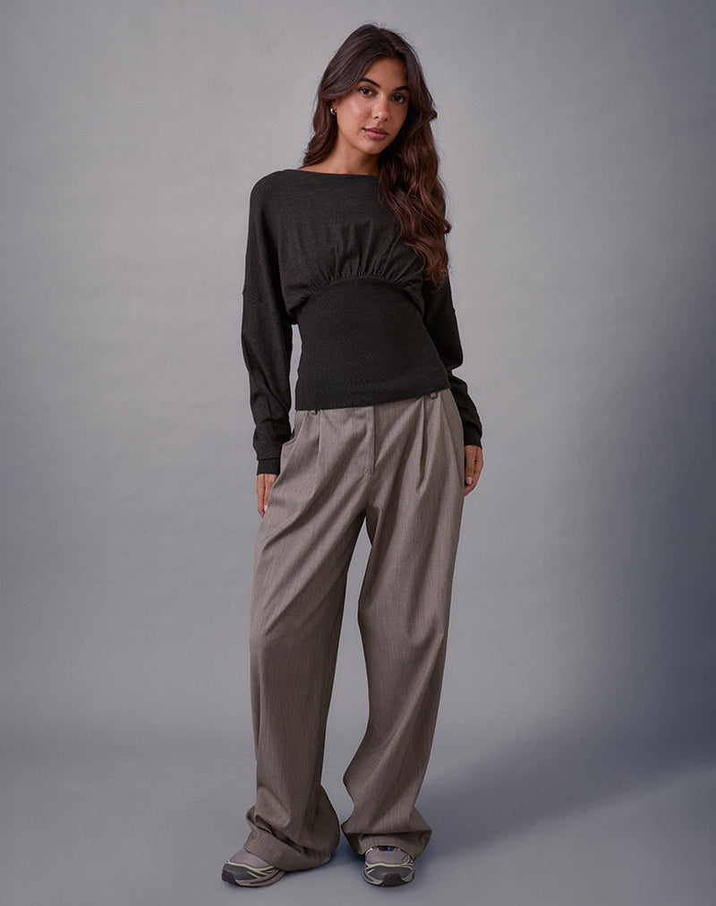 Image de Arvel Jumper in Knit Charcoal