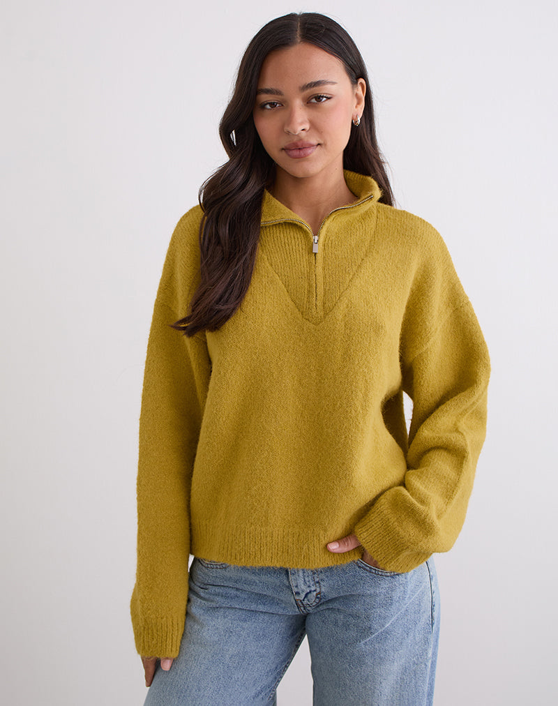 Image de l'Atine Jumper in Ochre Mustard