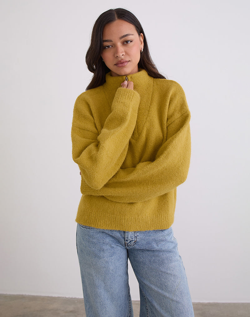 Image de l'Atine Jumper in Ochre Mustard