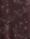 Doodle Flower Flock Marron