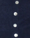 Tricot duveteux marine