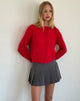 Image de Audrina Cardigan en Fluffy Red