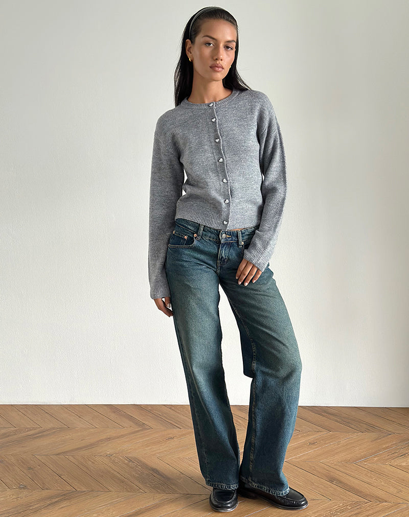 Image de Aura Cardigan en Dusty Grey
