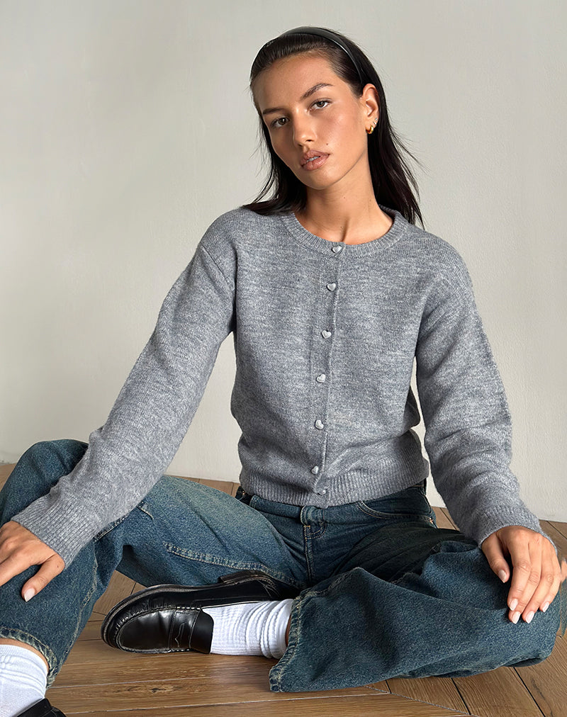 Image de Aura Cardigan en Dusty Grey