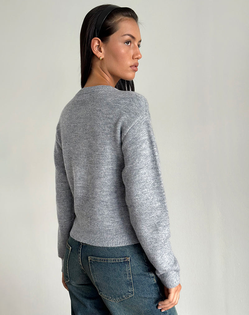 Image de Aura Cardigan en Dusty Grey