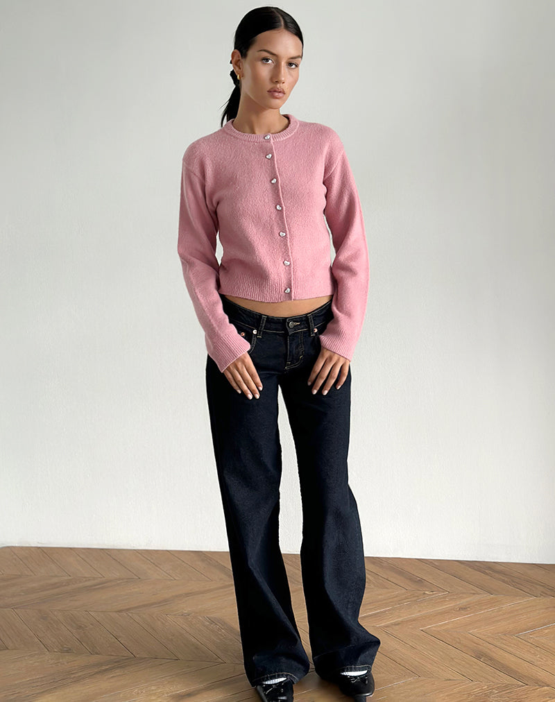 Image de Aura Cardigan en Dusty Pink