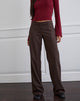 Image de Ganta Slim Trouser in Stripe Chocolate Brown