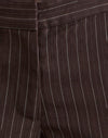 Stripe Chocolate Brown