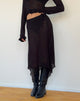 Image de Tierra Fine Knit Midi Skirt in Black