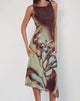 Image de Aysun Midi Dress in Lumen Mesh Brown