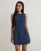 Image de la robe Ayura en Polka Chambray Indigo