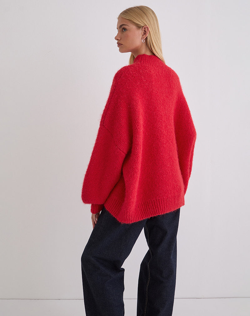 Image de Amato Oversized Jumper in Red