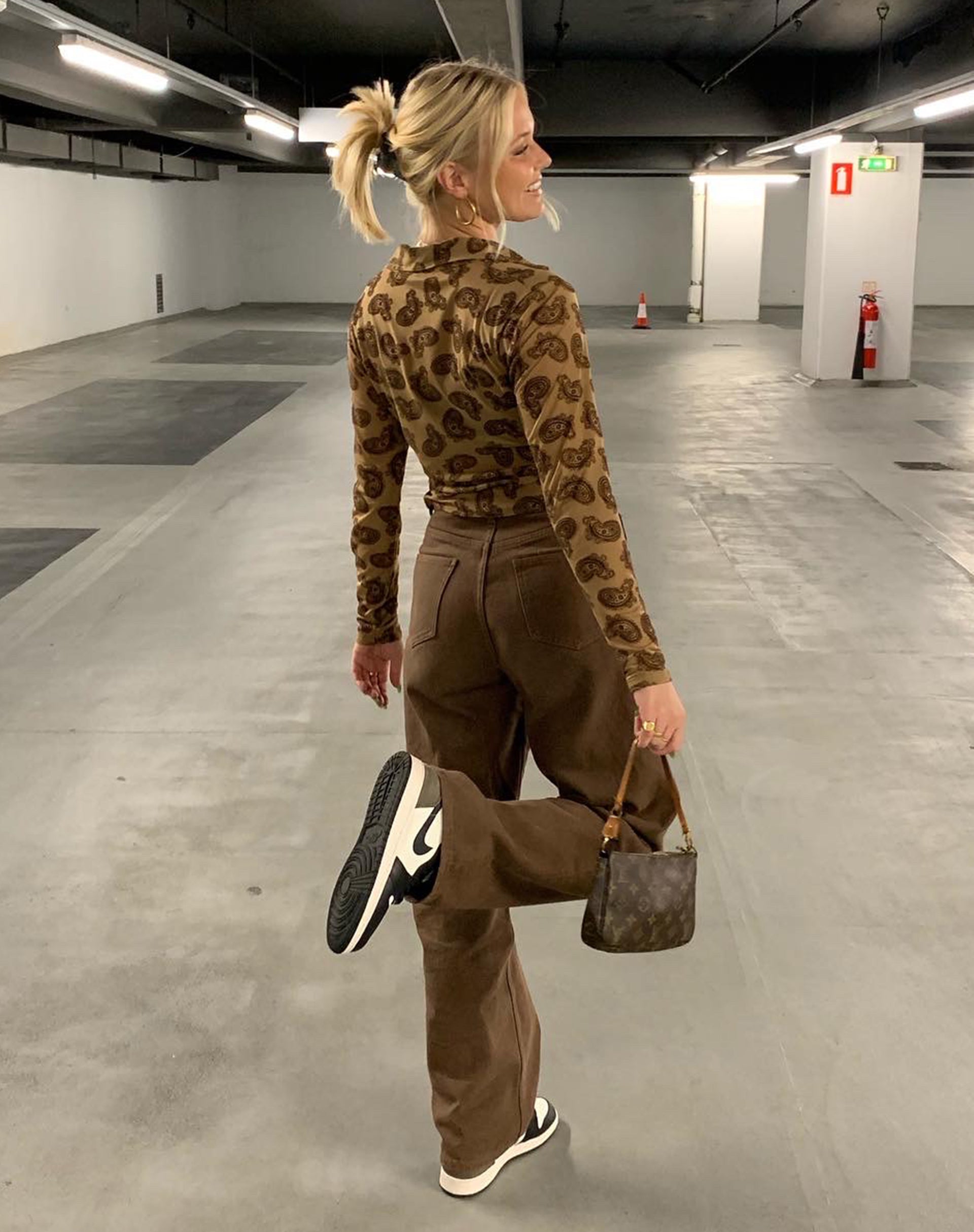 Image de Kelly Shirt in Persian Night Flock Brown