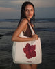 Image de Barbara Tote Bag en Hibiscus Ivoire