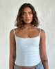 Image de Barlyn Cami Top in Blue and White Stripe