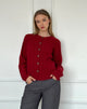 Image de Bavana Cardigan en rouge foncé