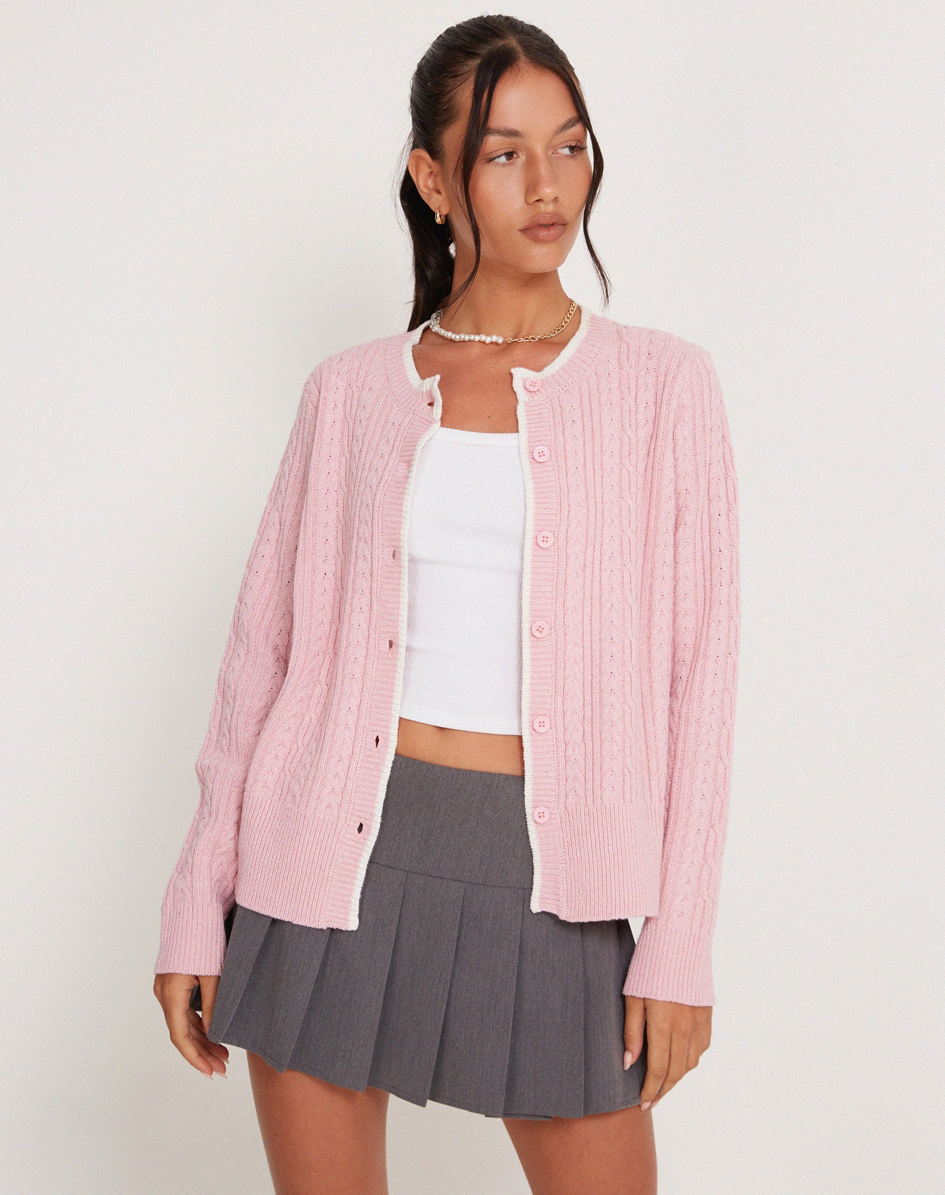 Image de Bavana Cardigan en rose