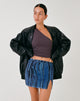 Image de la mini-jupe Pelma de MOTEL X JACQUIE en Colour Bleed Blue