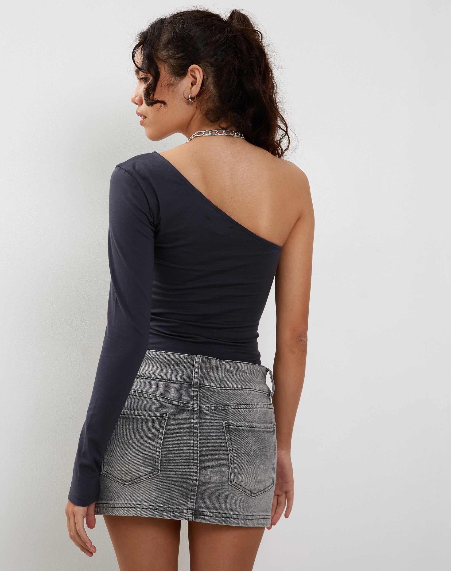 Image de Bayge One Shoulder Top in Ocean Storm
