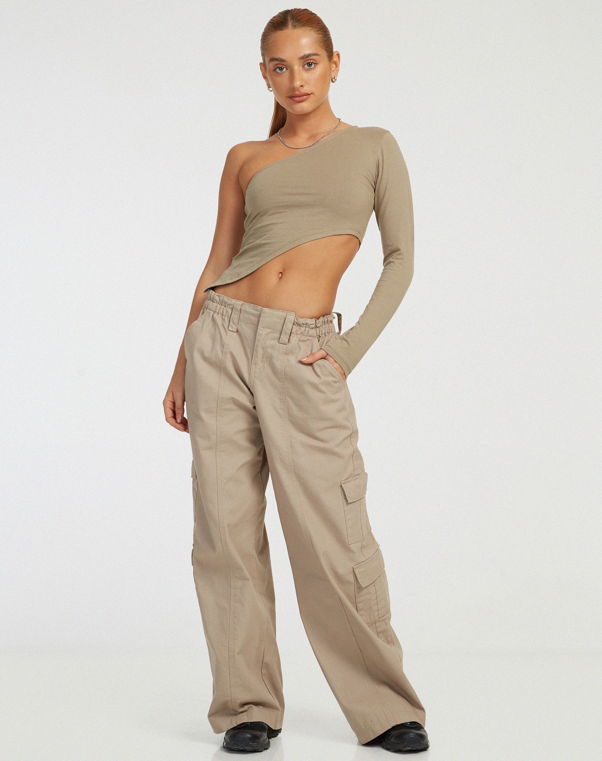 image de Baylee Crop Top in London Fog