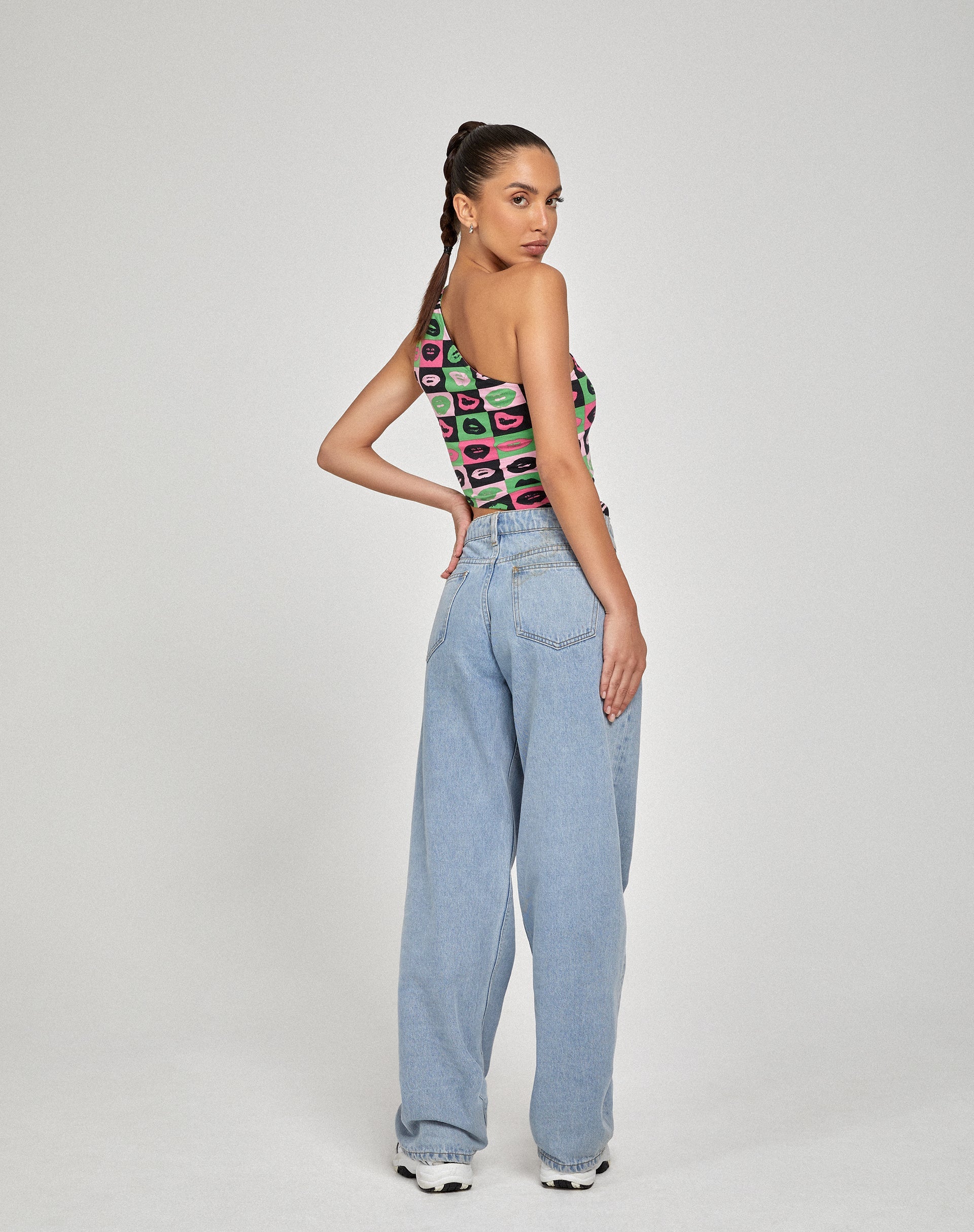 Image de Bayva Crop Top in Lips Green