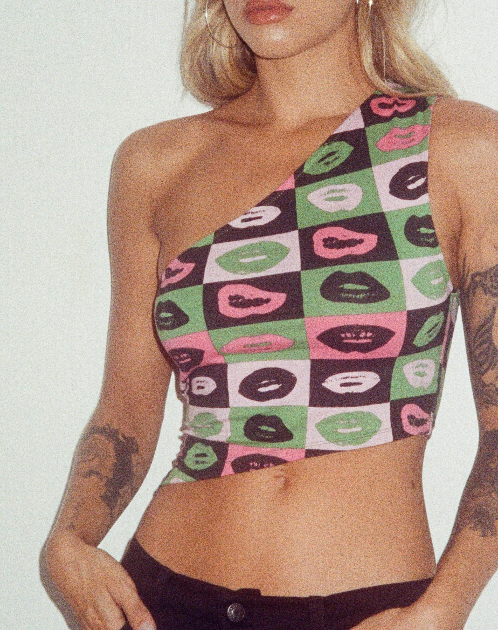 Image de Bayva Crop Top in Lips Green