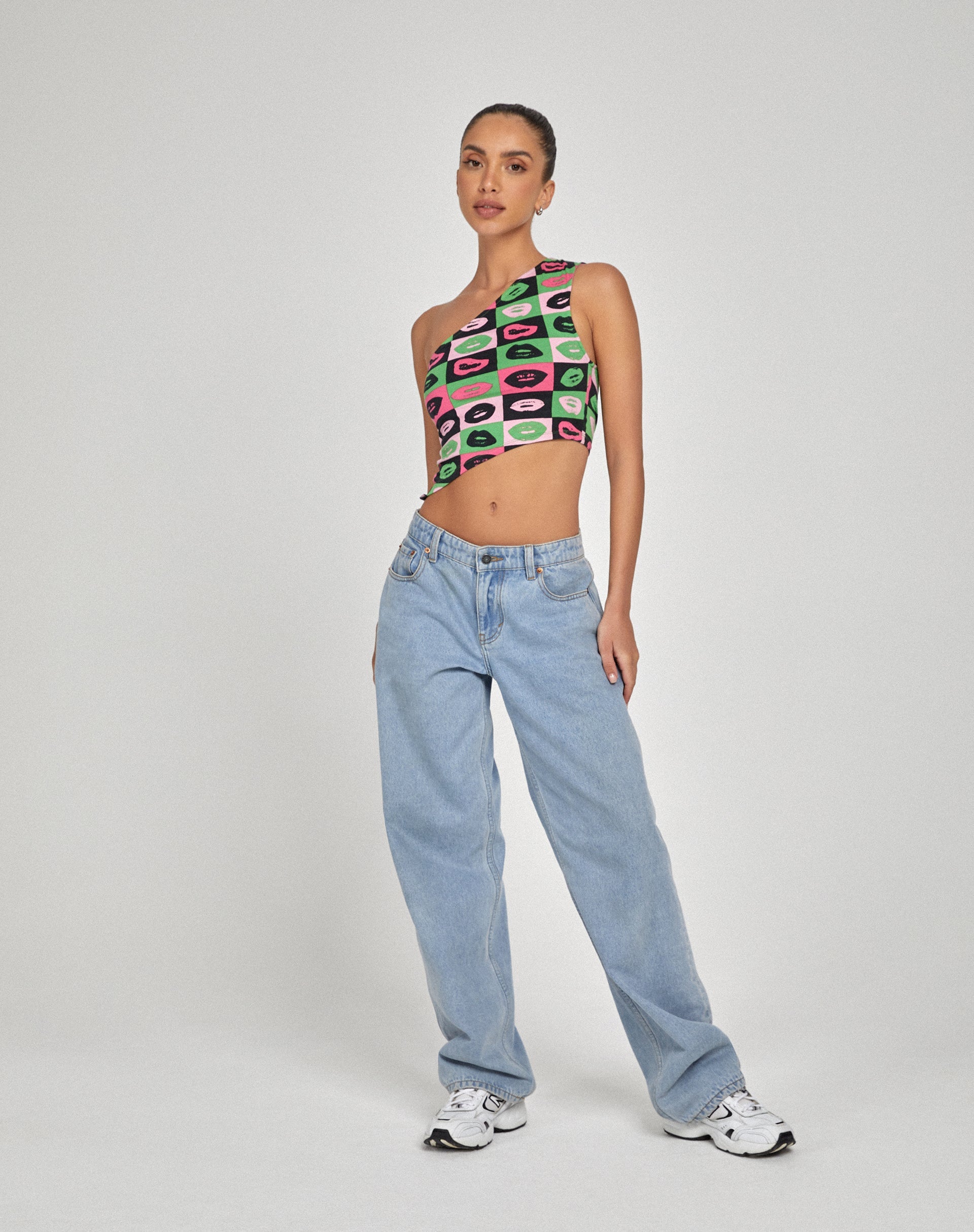 Image de Bayva Crop Top in Lips Green