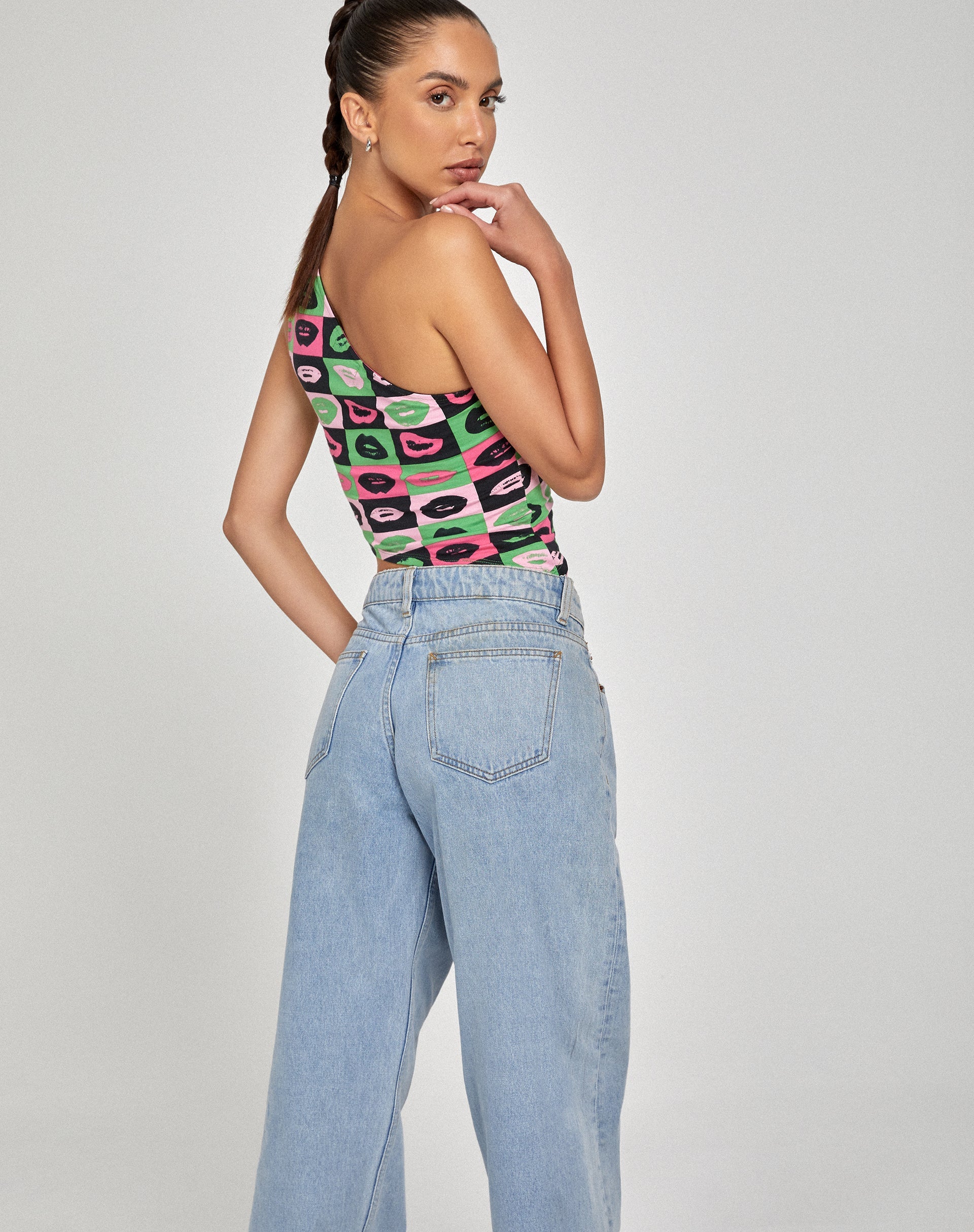 Image de Bayva Crop Top in Lips Green