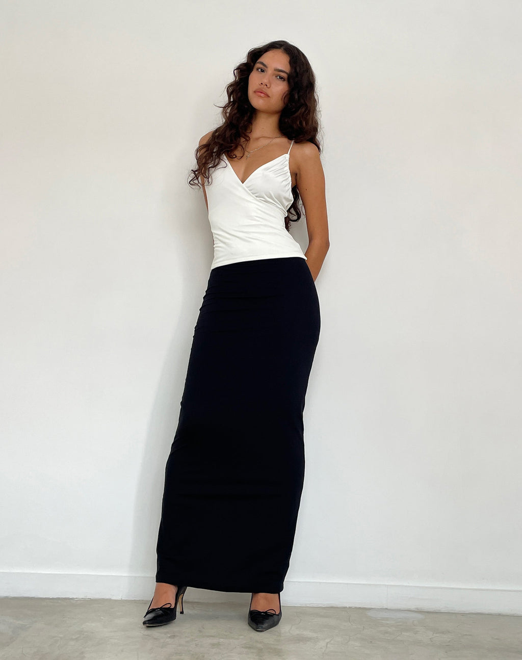 Jupe longue Tsuna, noire