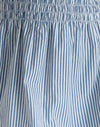 Petite rayure verticale bleue