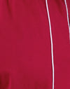 Rouge adrénaline avec reliure violette