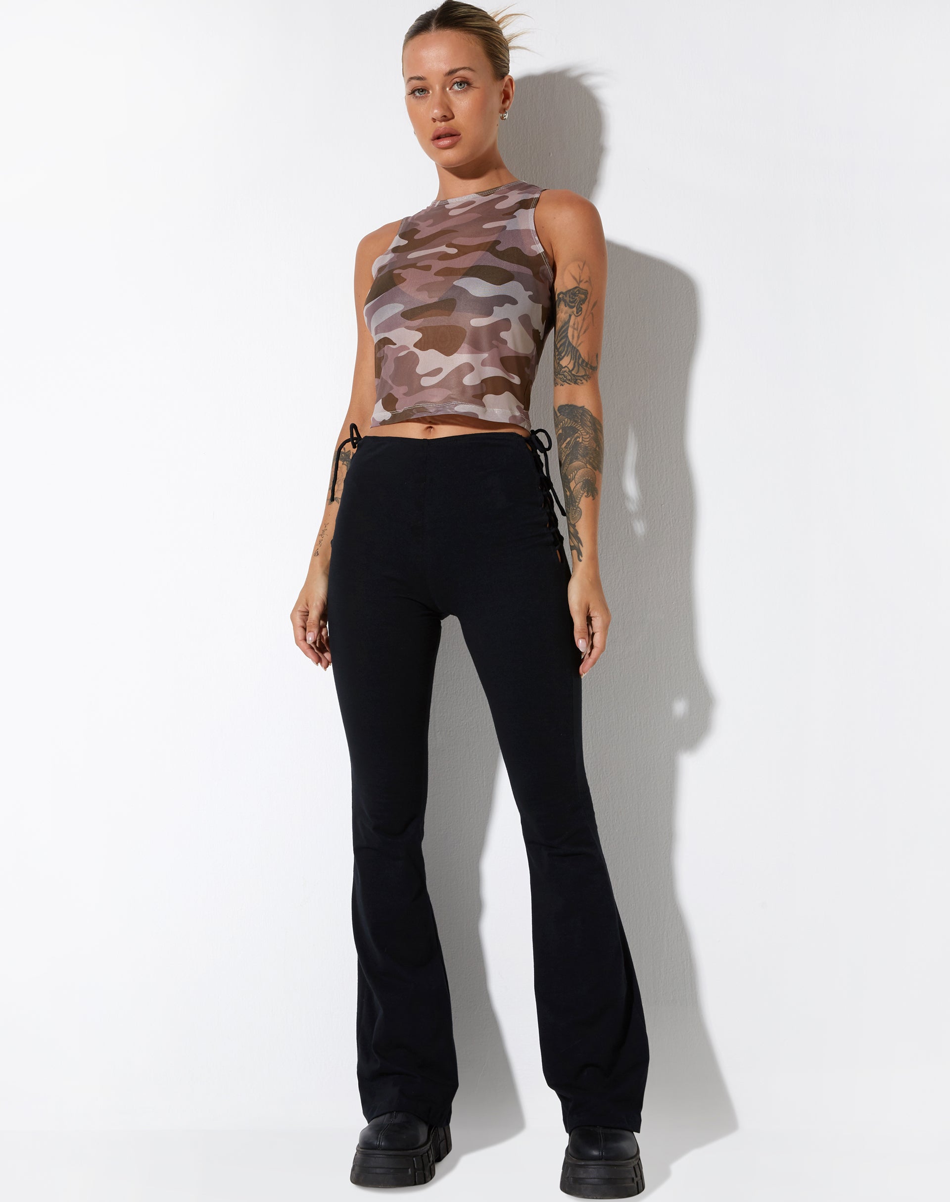 Image de Bika Vest Top in Camo