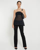 Image de Bilancia Bandeau Mesh Top in Black