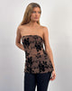 Image de Bilancia Top in Flock Brown