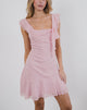 Image of Binita Mini Dress in Chiffon Peony