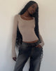 Image de Binlo Extra Long Sleeve Top in London Fog