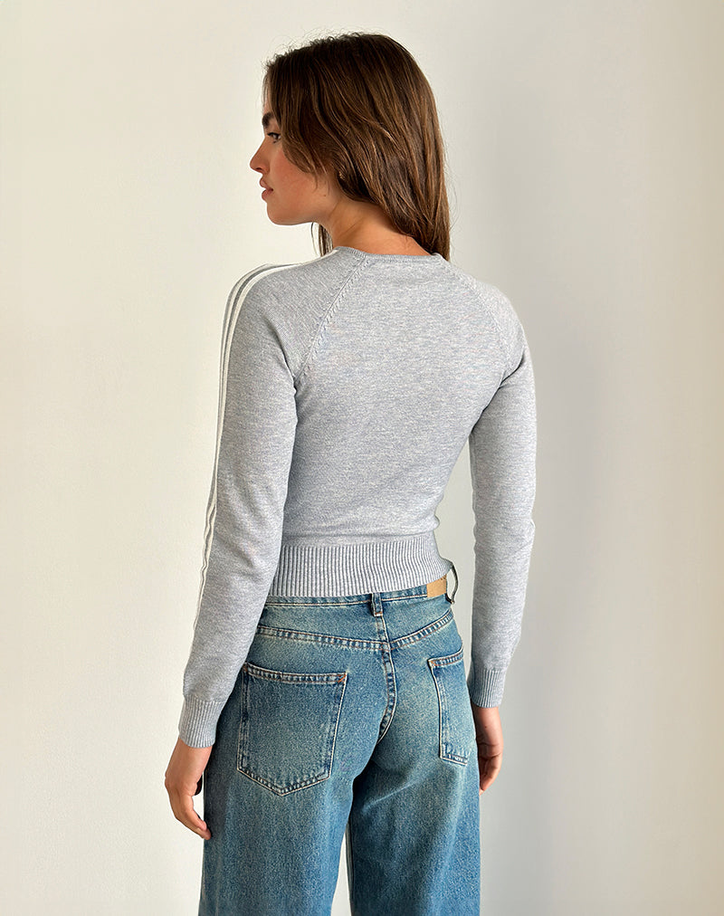 Image de Binta Zip Through Jacket in Grey Marl