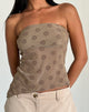Image de Bistara Top in Daisy Flock Light Brown