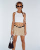 image de Mini jupe Blythe en Tan